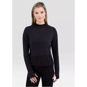 Wander Hottotties Nina Mock Neck Long Sleeve Sweatshirt Thermoregulation Size XL